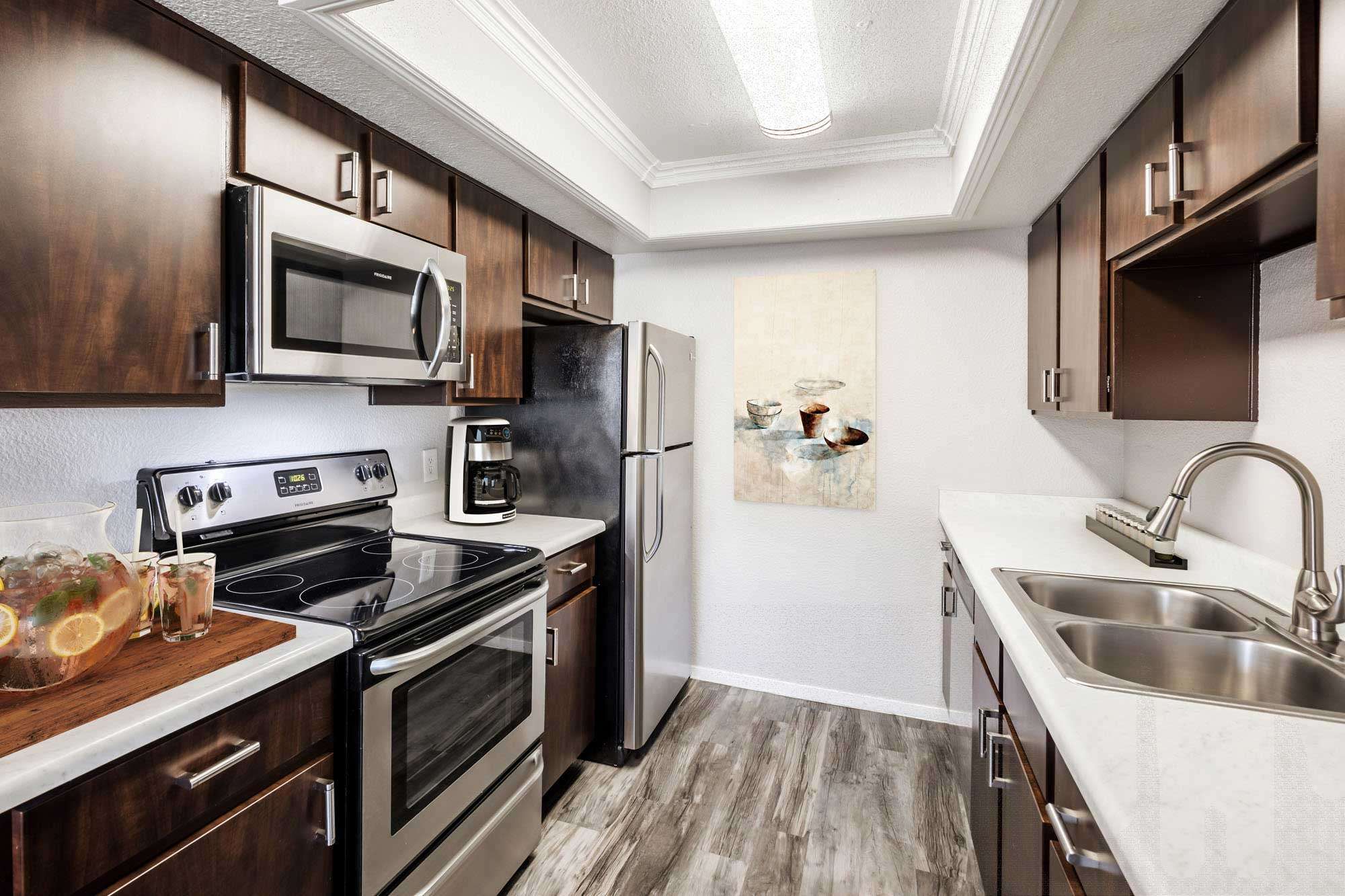 Fifty 101 apartment interior kitchen